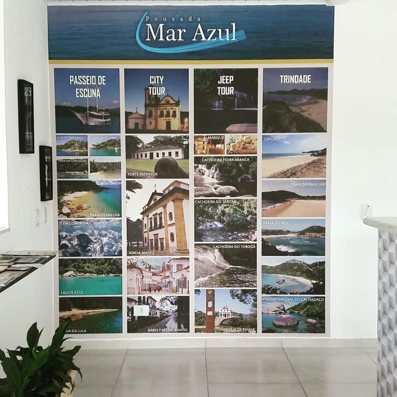 Pousada Mar Azul Parati Esterno foto