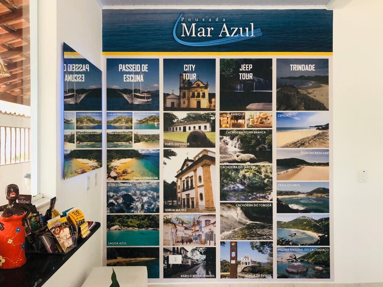 Pousada Mar Azul Parati Esterno foto
